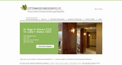 Desktop Screenshot of cottonwoodendo.com