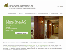 Tablet Screenshot of cottonwoodendo.com